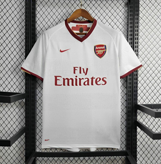 Camiseta Arsenal Retro 2007-2008 Segunda
