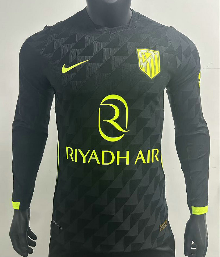 Camiseta Atletico Madrid 2026-2027 Segunda Mangas Largas Versión Jugador