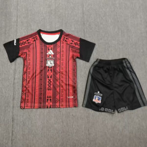Camiseta Colo-Colo Niño 2026-2027 Concepto negro rojo