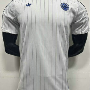 Camiseta Colombia 2026-2027 Concepto Retro Blanco Versión Jugador