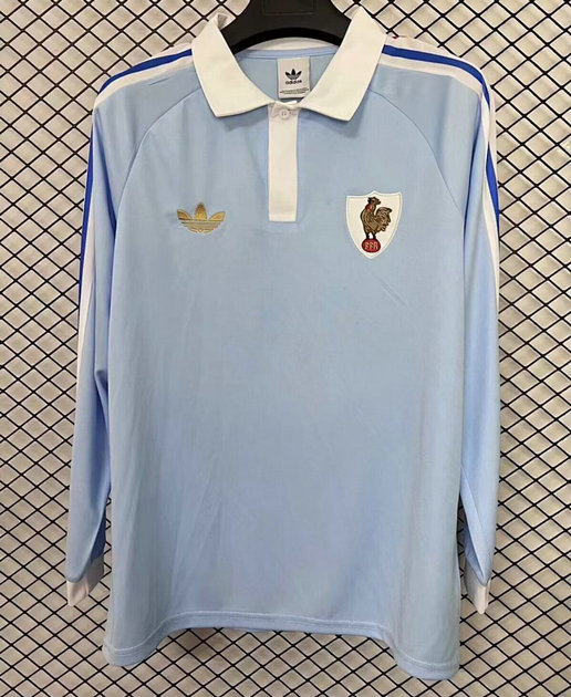 Camiseta Francia 2026 120 años Azul Claro Manga Larga