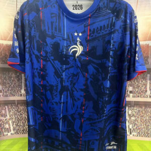 Camiseta Francia Mundial 2026 Azul Patrimonial