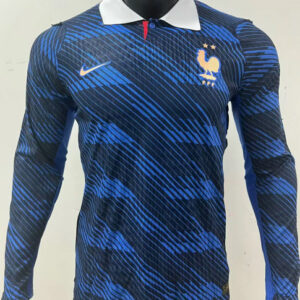 Camiseta Francia Mundial 2026 Primera Manga Larga Versión Jugador