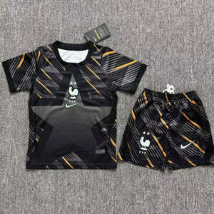 Camiseta Francia Niño Mundial 2026 Portero Negro