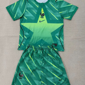 Camiseta Francia Niño Mundial 2026 Portero Verde