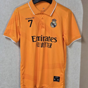 Camiseta Real Madrid 2026-2027 7 RONALDO Polo Naranja