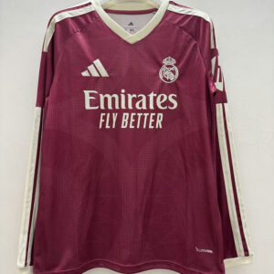Camiseta Real Madrid 2026-2027 Alternativa Manga Larga Rojo