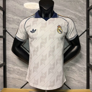 Camiseta Real Madrid 2026-2027 Blanco Retro Versión Jugador