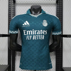Camiseta Real Madrid 2026-2027 Verde Oscuro Versión Jugador