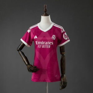 Camiseta Real Madrid Mujer 2026-2027 Tercera Rojo