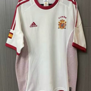 Camiseta Retro España 2002 Visitante Blanco