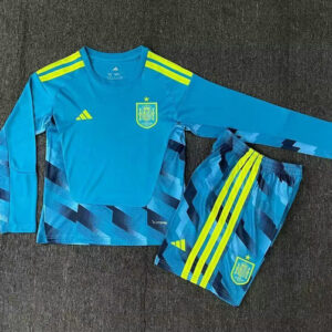 Camiseta Seleccion España Niño Mundial 2026 Portero Mangas Largas