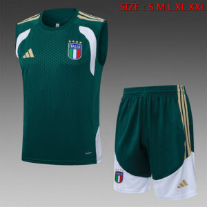 Conjunto de Camiseta Italia Italia 2026-2027 Verde Sin Mangas