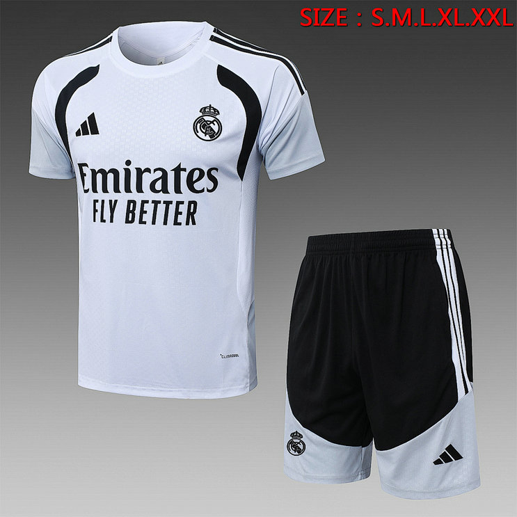 Conjunto de Camiseta Real Madrid 2026-2027 Blanco
