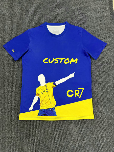 Camiseta Personalizada CR7 Al Nassr Azul Hombre 2025/26