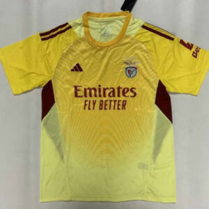 Camiseta segunda Benfica amarilla equipación visitante Primeira Liga Portugal temporada 2025/26 marca Adidas tejido transpirable anti sudor | kkgooles