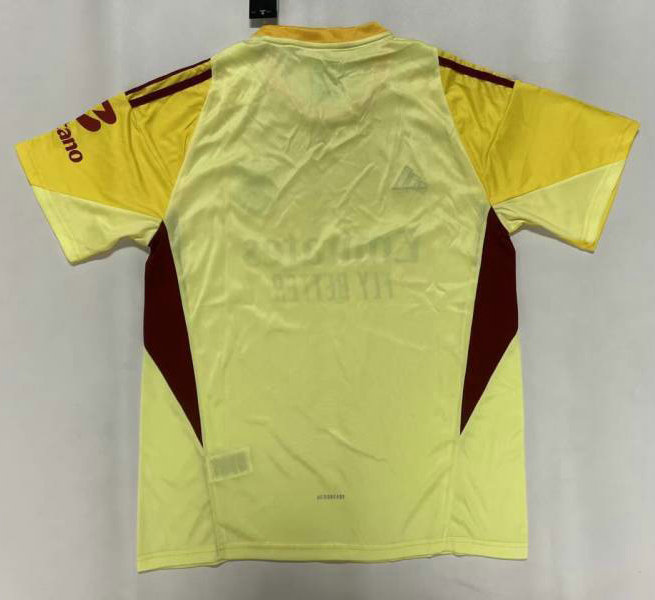 Camiseta segunda Benfica amarilla equipación visitante Primeira Liga Portugal temporada 2025/26 marca Adidas tejido transpirable anti sudor | kkgooles -A
