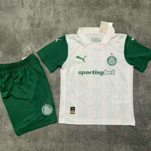 Conjunto Niños Palmeiras 2025 2026 Especial Blanco Versión Aficionado