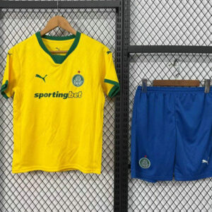 Conjunto Niños Palmeiras 2025 2026 Especial Amarillo Versión Aficionado