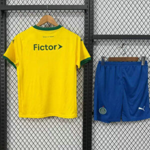 Conjunto Niños Palmeiras 2025 2026 Especial Amarillo Versión Aficionado