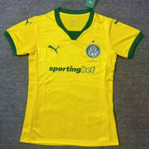 Camiseta Mujer Palmeiras 2025 2026 Especial Amarillo Versión Aficionado