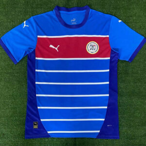 Camiseta Paraguay 2025 2026 Primera Azul Rojo Blanco Versión Aficionado