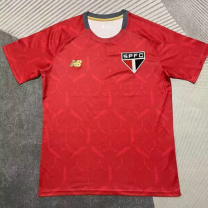 Camiseta Primera São Paulo FC Roja 2025/26 Campeonato Brasileño Serie A