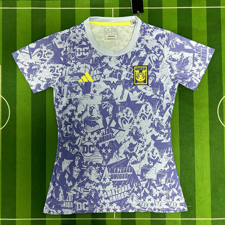 Camiseta Mujer DC Tigres UANL Morada 2025/26