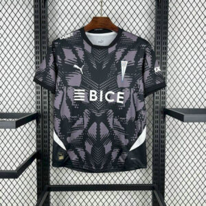 Camiseta Segunda U Católica Negro Morado 2025/26