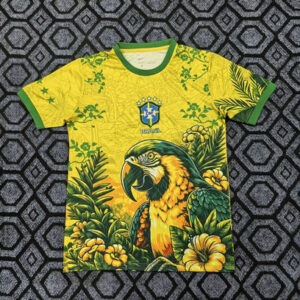Camiseta Brasil 2026-2027 Concepto amarillo Loro