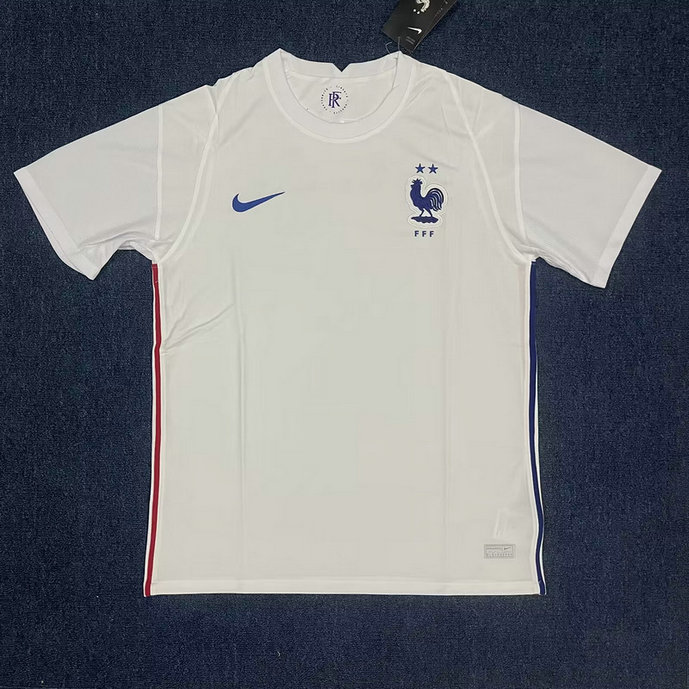 Camiseta Francia Retro 2020-2021 Segunda Blanco