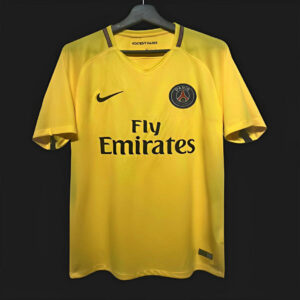 Camiseta PSG Retro 2017-2018 Segunda amarilla