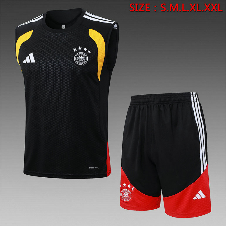 Conjunto de Camiseta Alemania 2026-2027 negro sin mangas