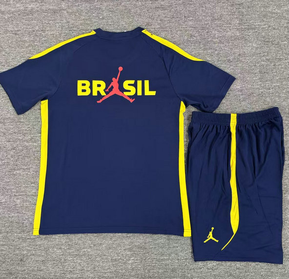 Conjunto de Camiseta Brasil 2026-2027 azul real - Image 2