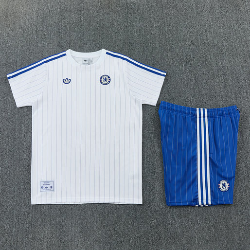 Conjunto de Camiseta Chelsea 2026-2027 Blanco retro