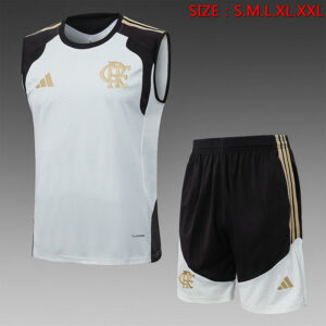 Conjunto de Camiseta Flamengo 2026-2027 Blanco sin mangas