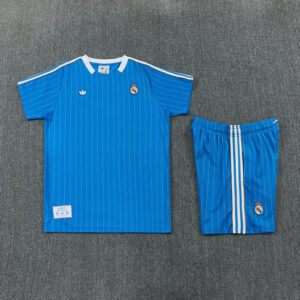Conjunto de Camiseta Real Madrid 2026-2027 Azul retro
