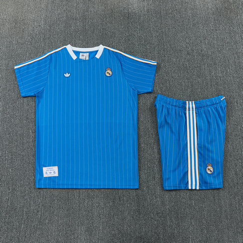 Conjunto de Camiseta Real Madrid 2026-2027 Azul retro
