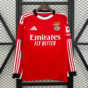 Benfica Camiseta Primera Manga Larga Adidas Hombre