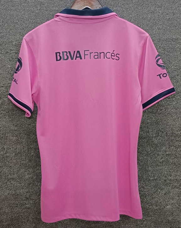 Camiseta retro visitante Boca Juniors rosa patrocinador BBVA Francés Nike Liga Argentina 2025/26 tejido Dri-FIT transpirable anti sudor