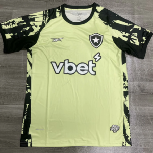 Camiseta visitante Botafogo amarillo claro patrocinador Vbet Reebok Serie A Brasil 2025/26 tejido RBK-DRY transpirable anti sudor | kkgooles