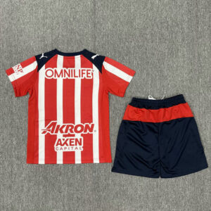 Chivas Guadalajara Conjunto Primera Rayado Niño 2026 Puma kkgool