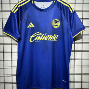 Club América Camiseta Primera 2026 Azul Amarillo Adidas Hombre