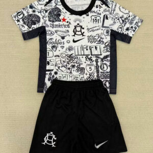 Club América Conjunto Camiseta Infantil 2026 Estampado Tatuaje Nike Niño