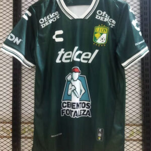 Club León Camiseta Primera 2026 Verde Estampado Cementos Charly Hombre