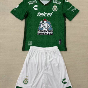 Club León Conjunto Camiseta Infantil 2026 Verde Charly Niño