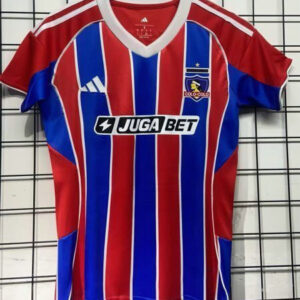 Colo-Colo Camiseta Primera 2026 Rayas Rojo Azul Adidas Hombre