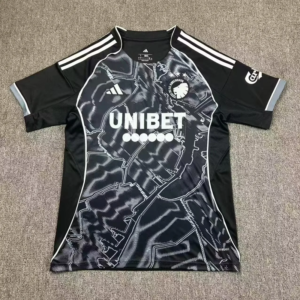 FC Copenhague Camiseta Visitante 2026 Negra Mapa Ciudad Adidas Hombre