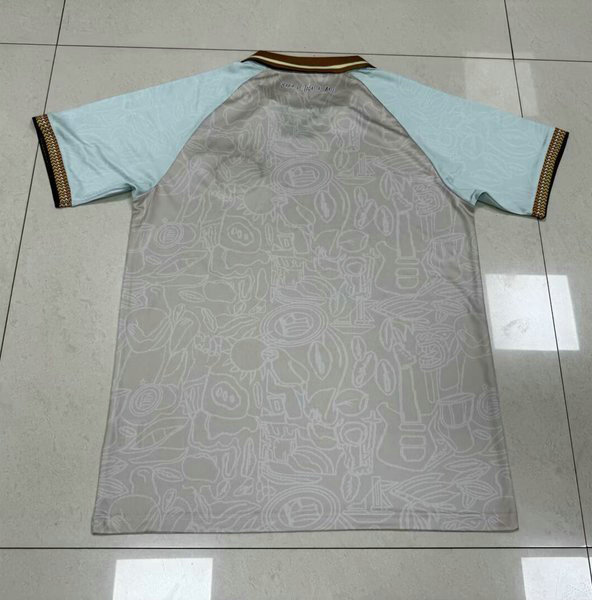 Camiseta tercera Bahia beige Umbro Serie A Brasil 2025/26 edición arte cultural tejido transpirable anti sudor | kkgooles