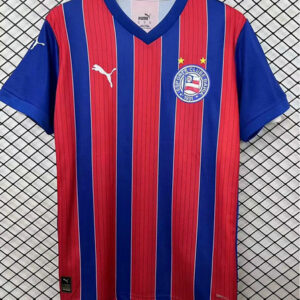 Bahia Camiseta Primera Rayada Rojo-Azul Puma Hombre 2025/26